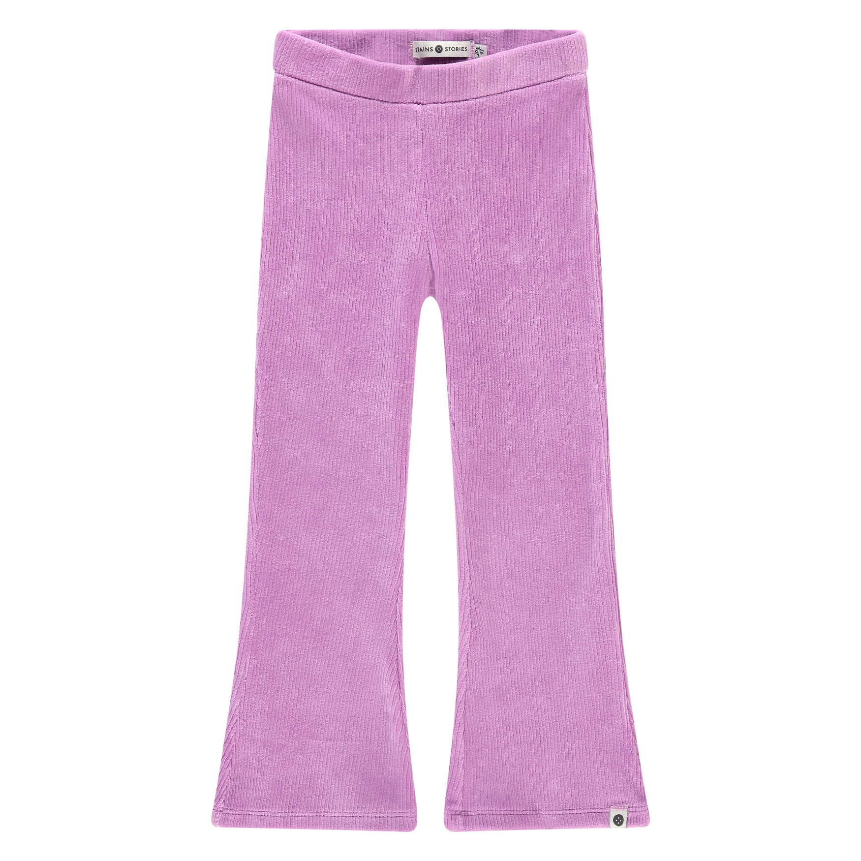 Pantaloni Girls Stains and Stories rosso cotone poliestere elastan