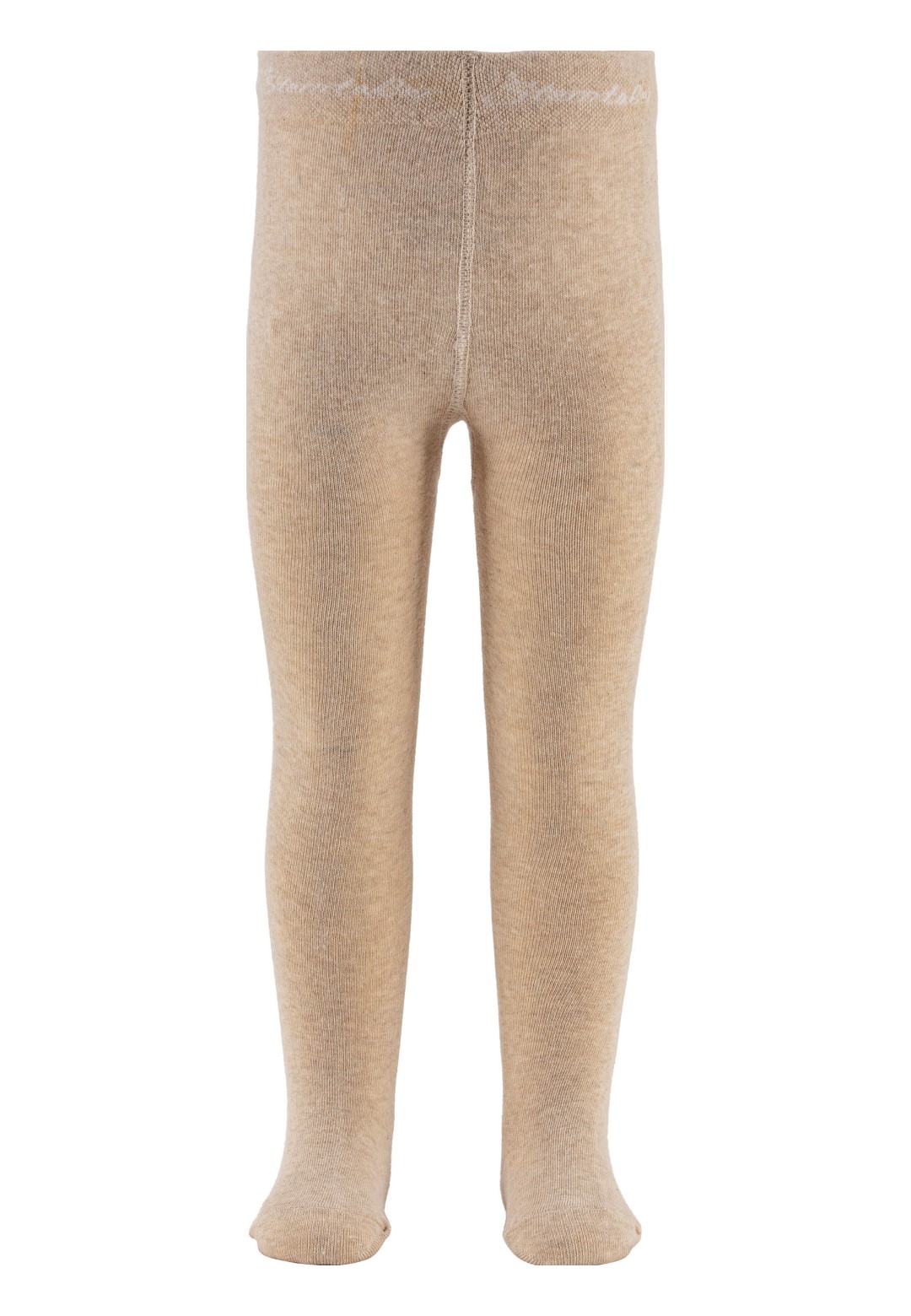 Strumpfhose Uni beige Baumwolle Polyamid Elasthan