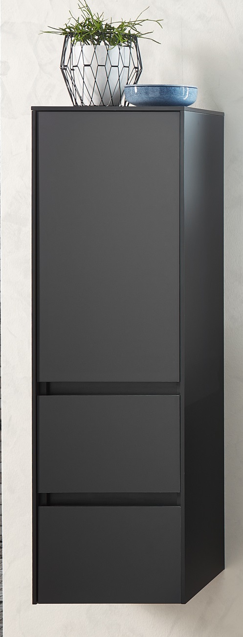 Midischrank Solitaire 6010 schwarz Holz