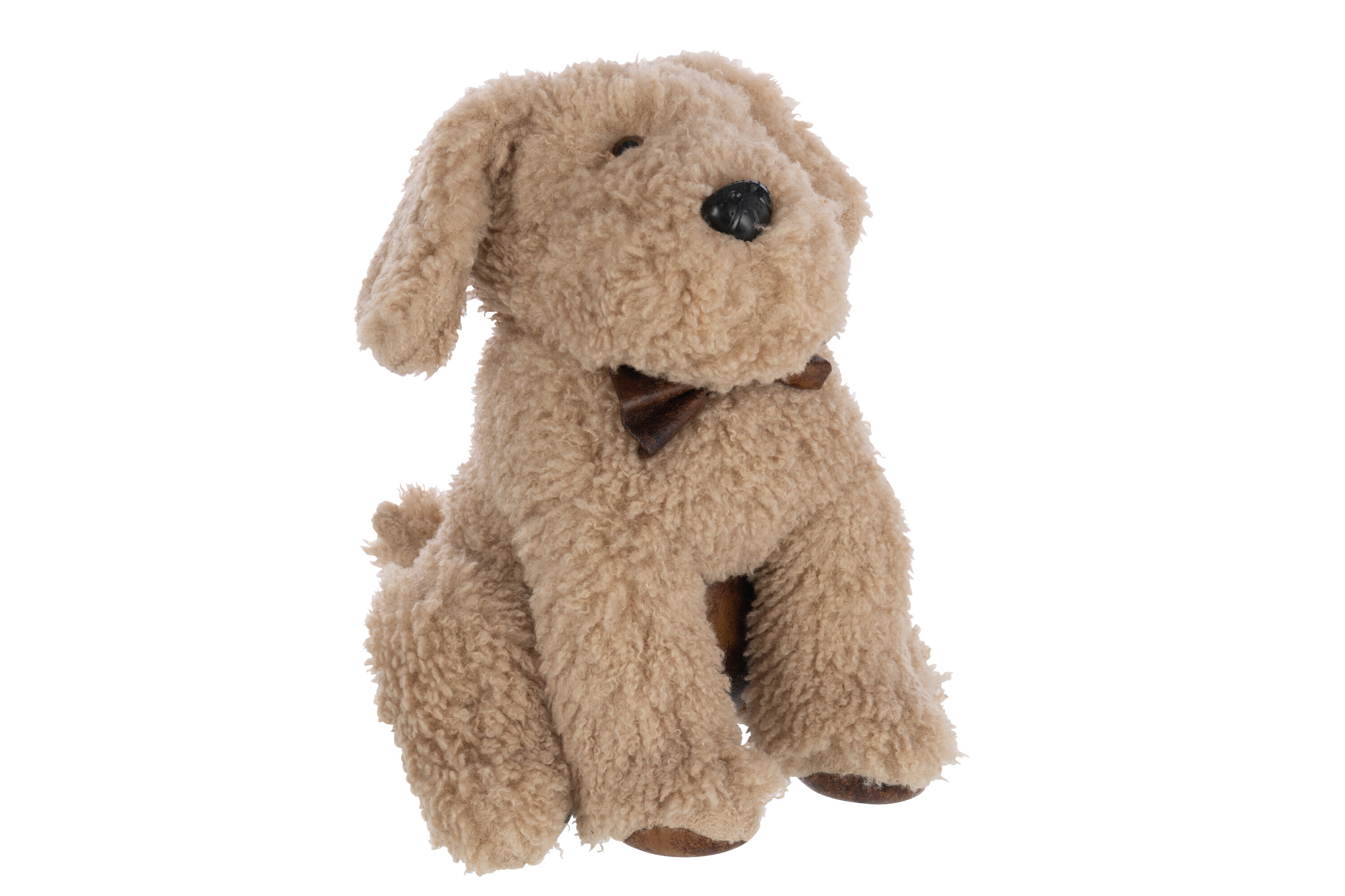 Türstopper Hund beige Polyester Sand