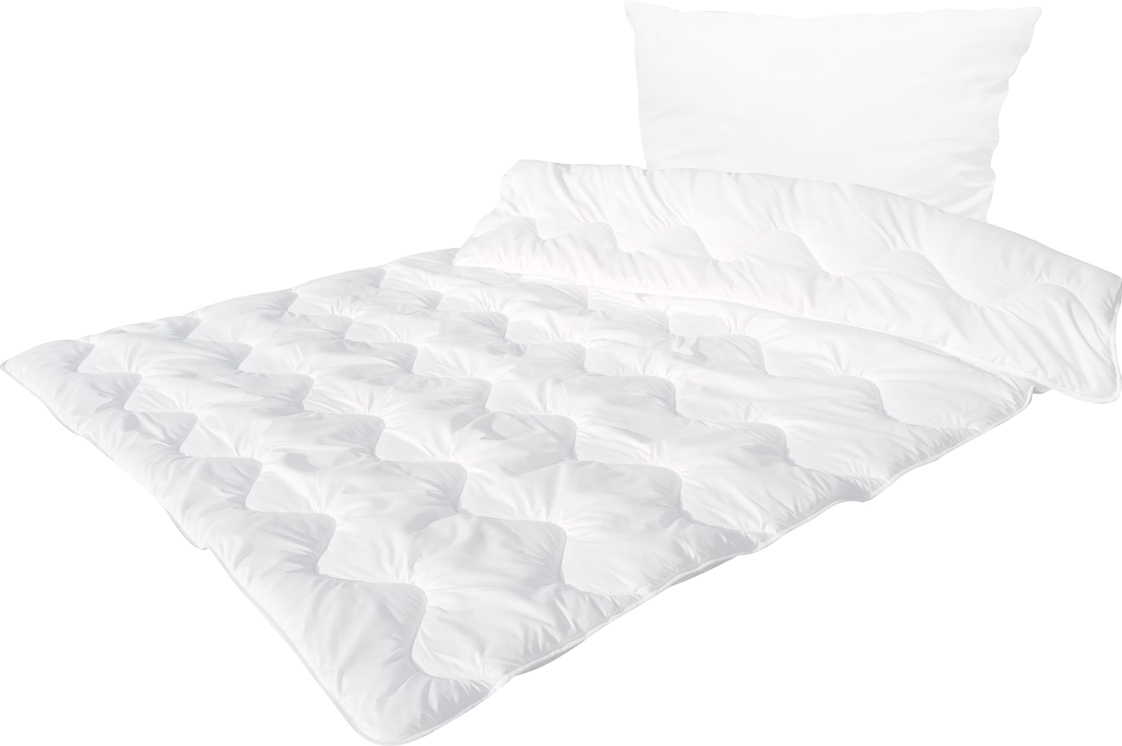 Bettenset Basic weiß Polyester