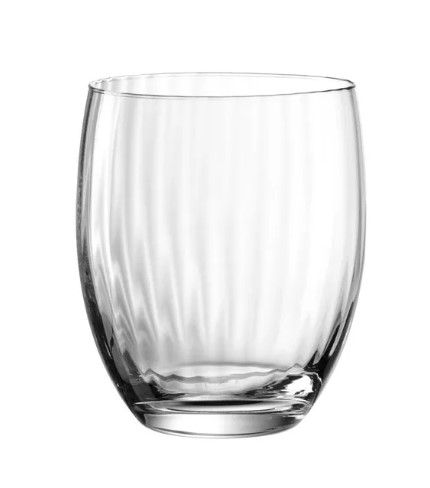 Bicchiere da whisky POESIA trasparente morbido