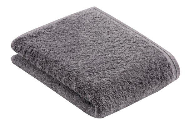 Duschtuch Vegan Life grau Frottee
