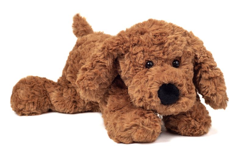 Kuscheltier Schlenkerhund Hermann Teddy Original braun Polyester