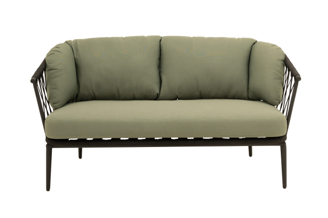 Outdoor Loungesofa Open grün Stahl Stoff