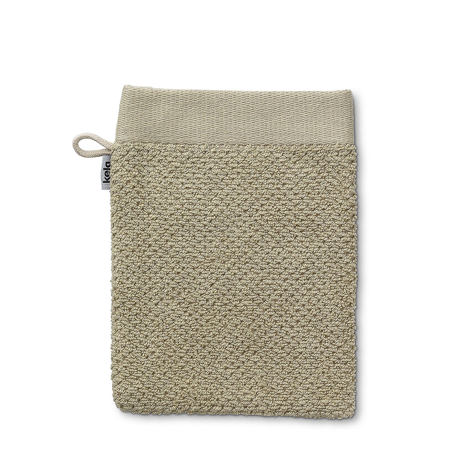 Waschhandschuh Lavinia beige 100% Baumwolle
