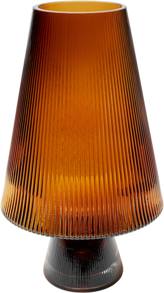 Vase Earthy braun Glas