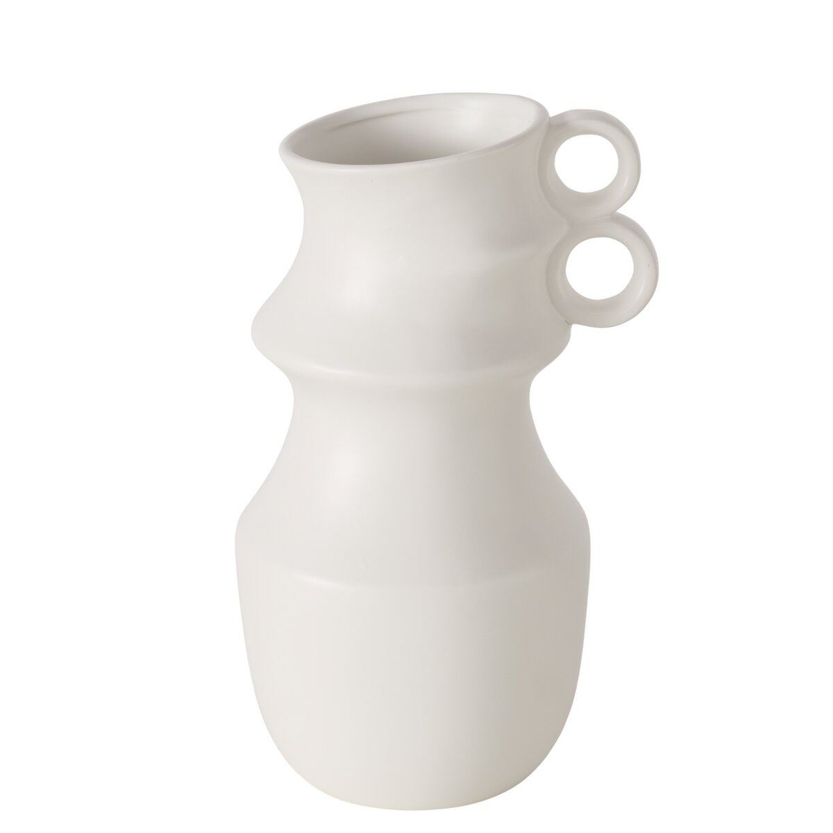 Vaso Malvo in porcellana bianca