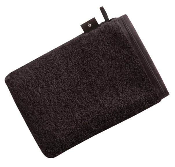 Waschhandschuh Vegan Life grau Frottee