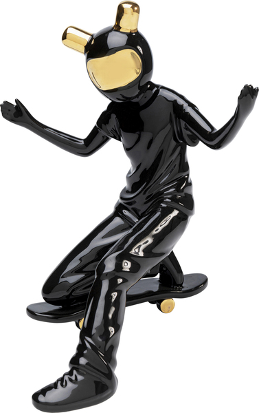 Deko Figur SKATINGASTRONAUT gold