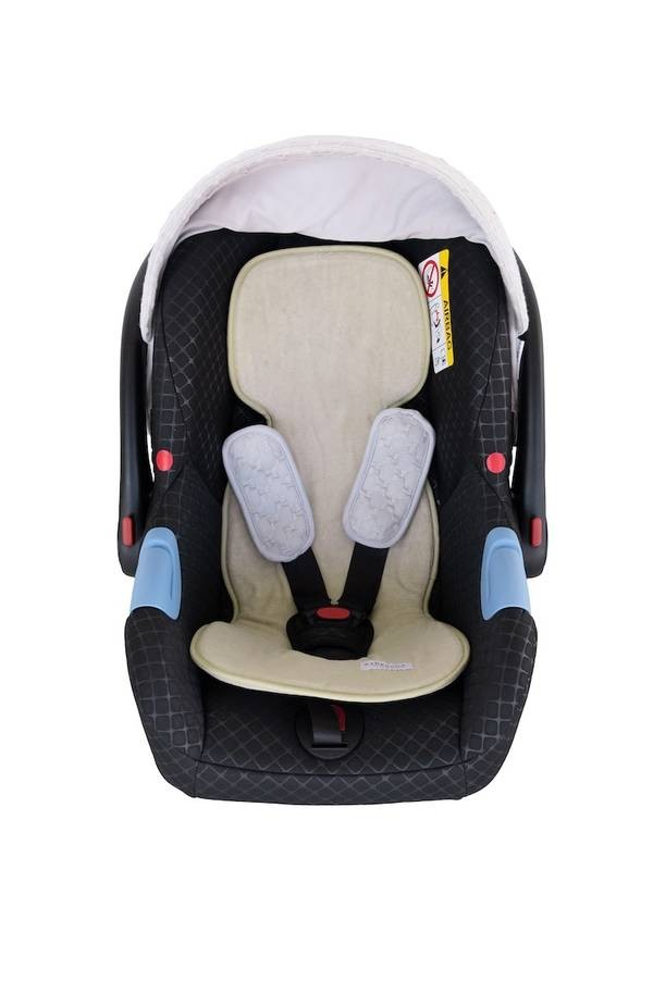 Cuscino Air n Go Mini grigio in poliestere di bambù