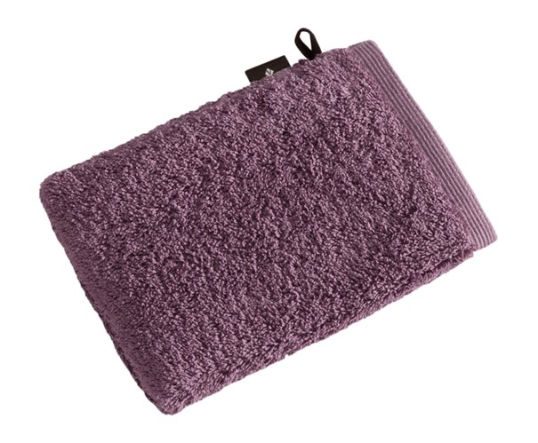 Waschhandschuh HIGH LINE violett Frottee
