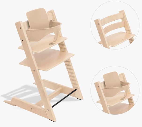 TrippTrapp Kinder-Hochstuhl mit Babyset natur