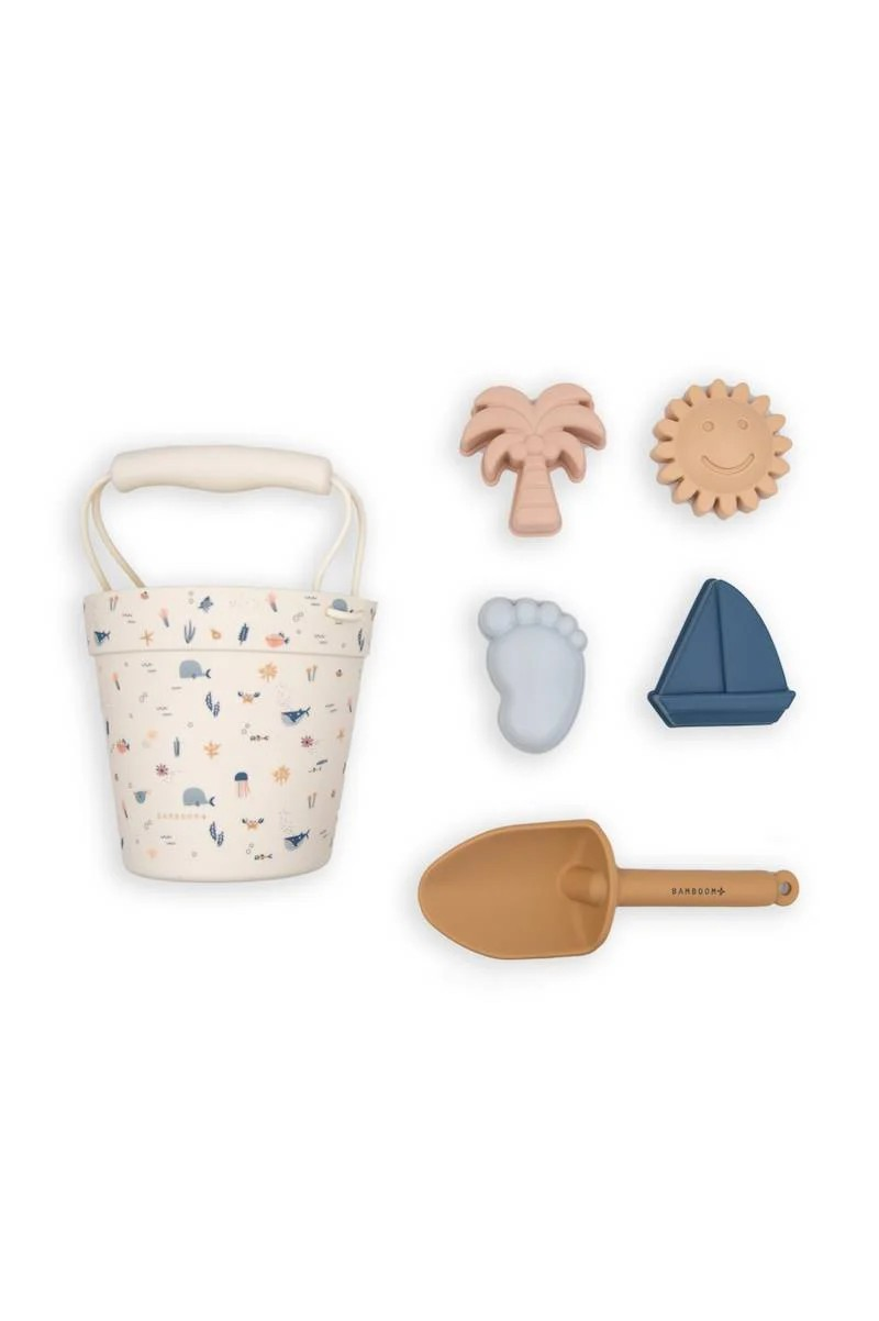 Set da spiaggia 6 pezzi Bamboom in silicone multicolore