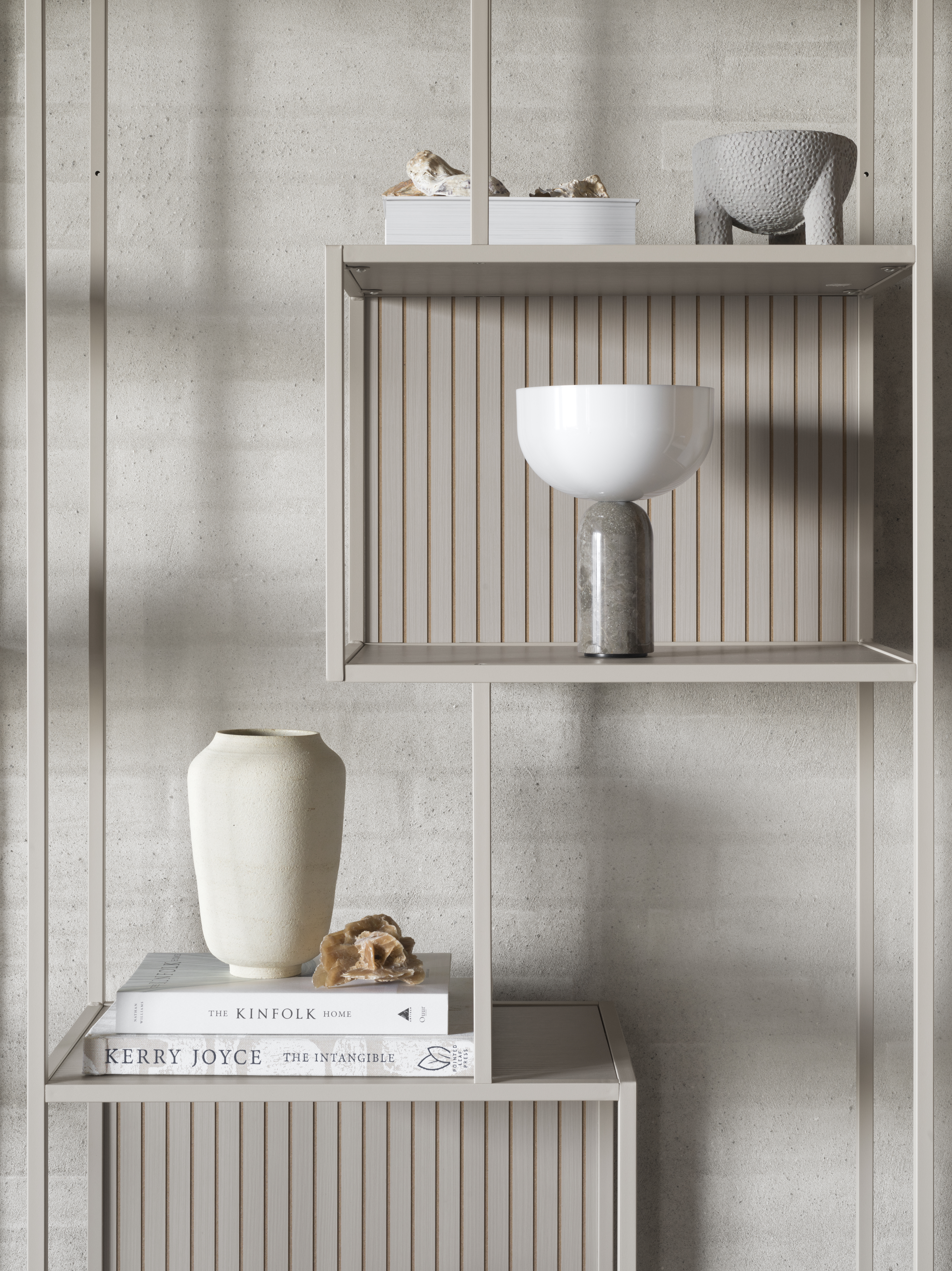 Scaffale in metallo grigio Seaford