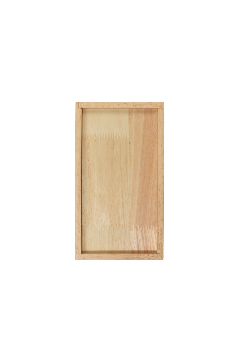 Holztablett rechteckig Wood nude Gummibaumholz