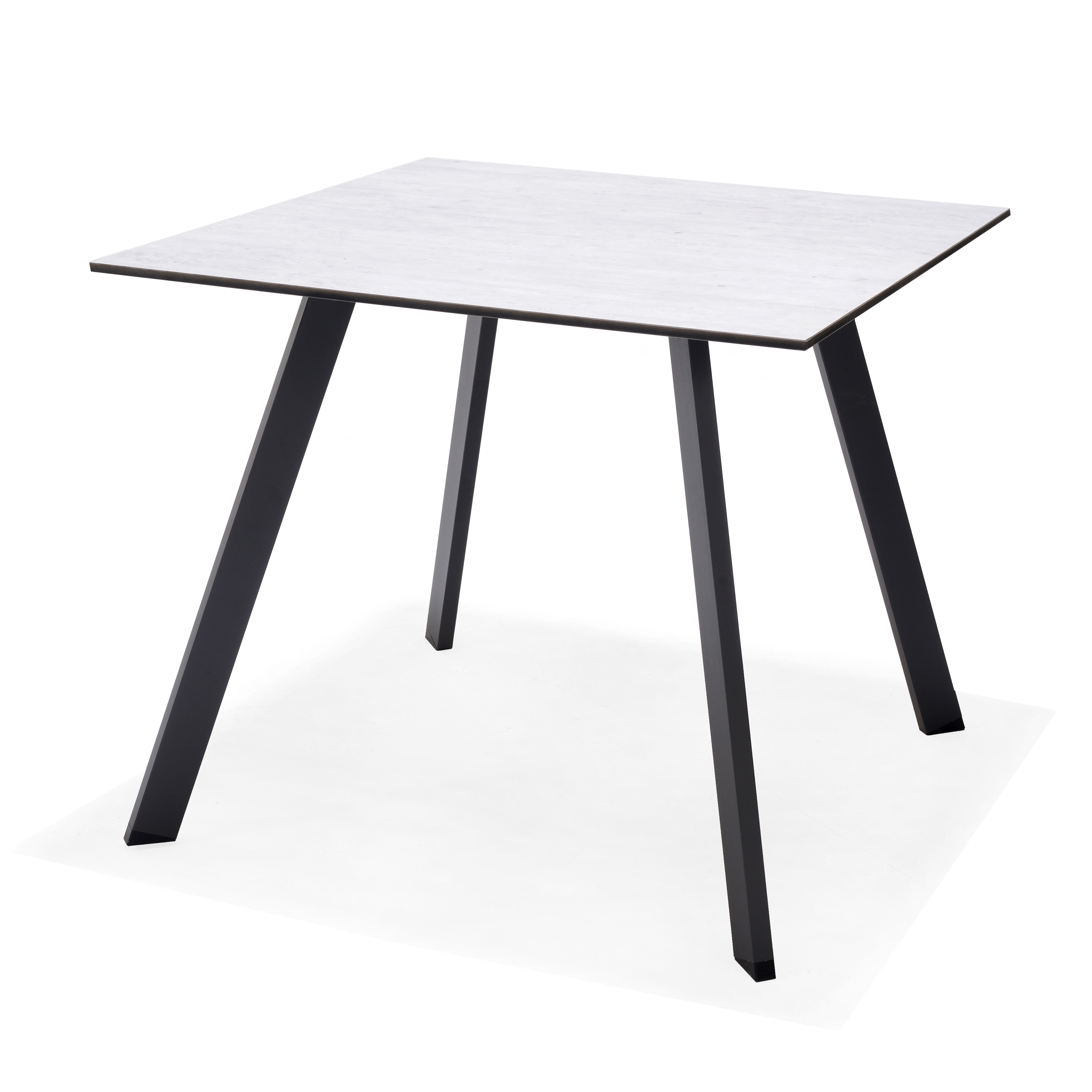 Outdoor Tavolo Opal in alluminio HPL grigio