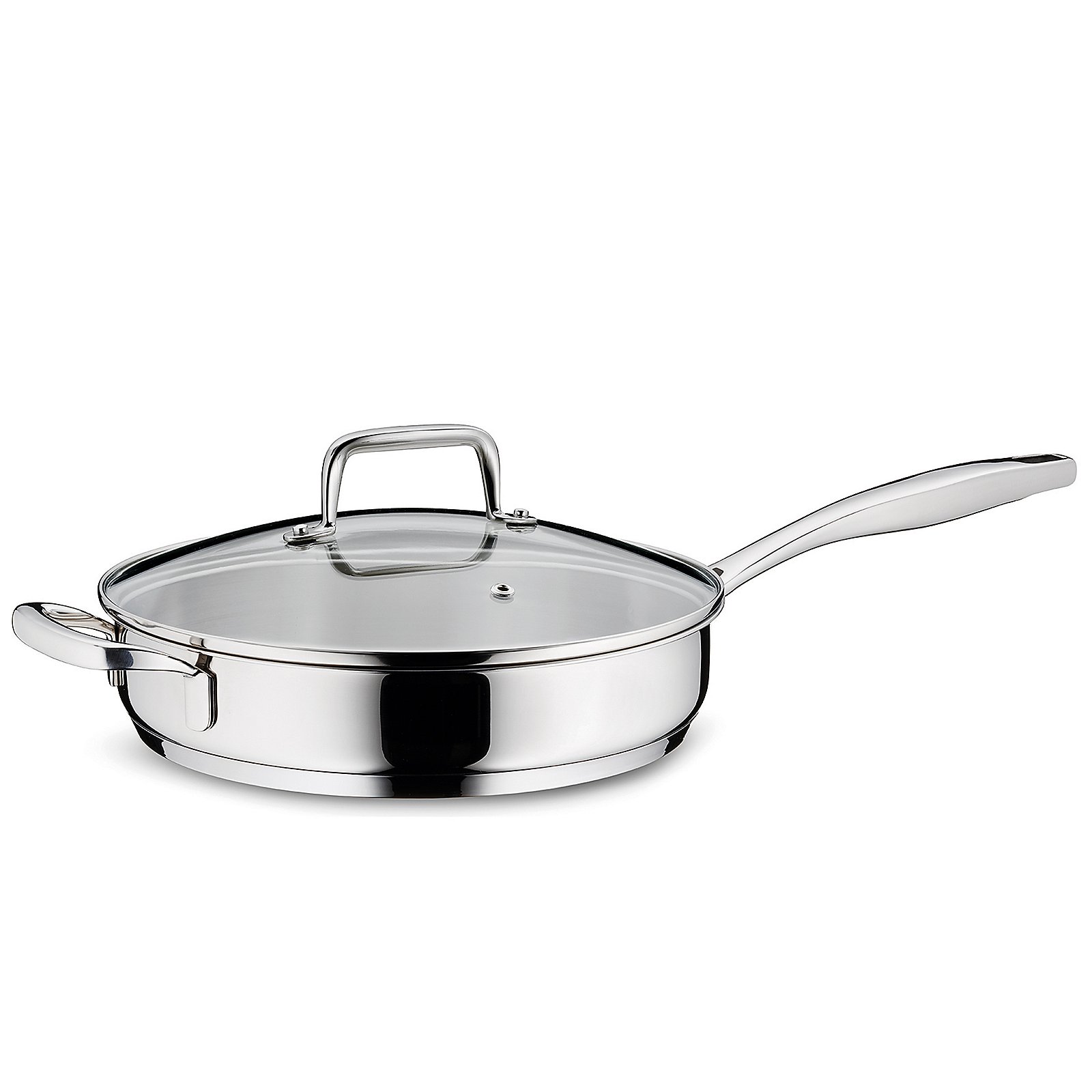 Schmorpfanne Flavoria silber glänzend Edelstahl 18|10