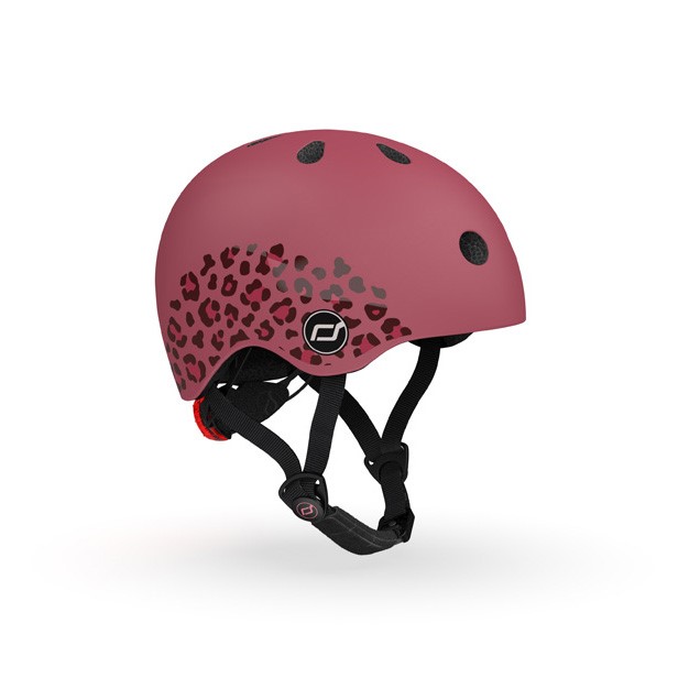 Helm Scoot & Ride rot Kunststoff