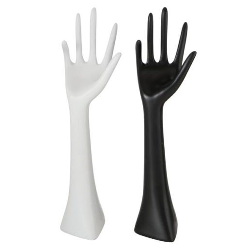 Portagioielli Handy 2 assortiti Resina sintetica monocolore nero, bianco