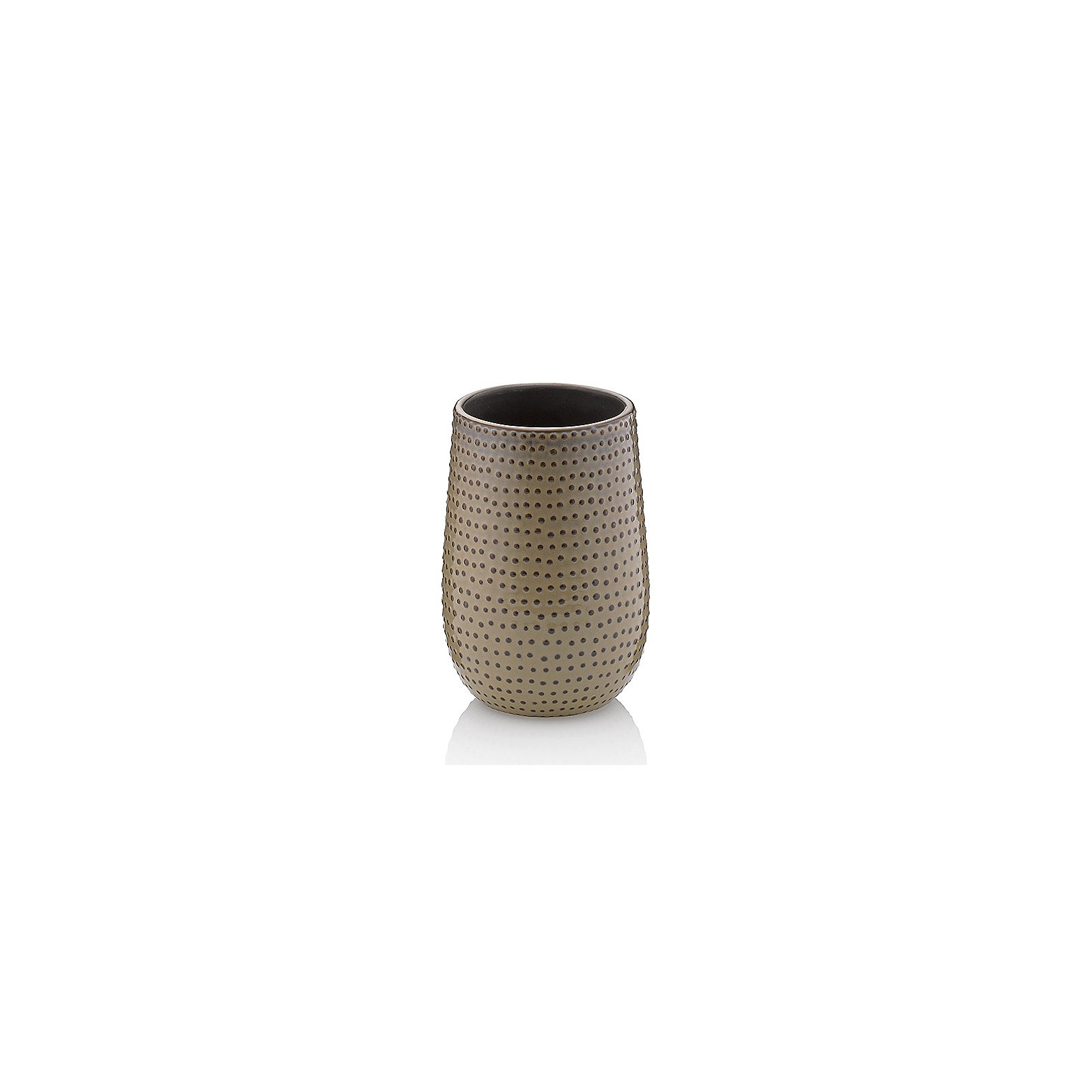 Becher DOTS mokka H11,5/D8cm Keramik
