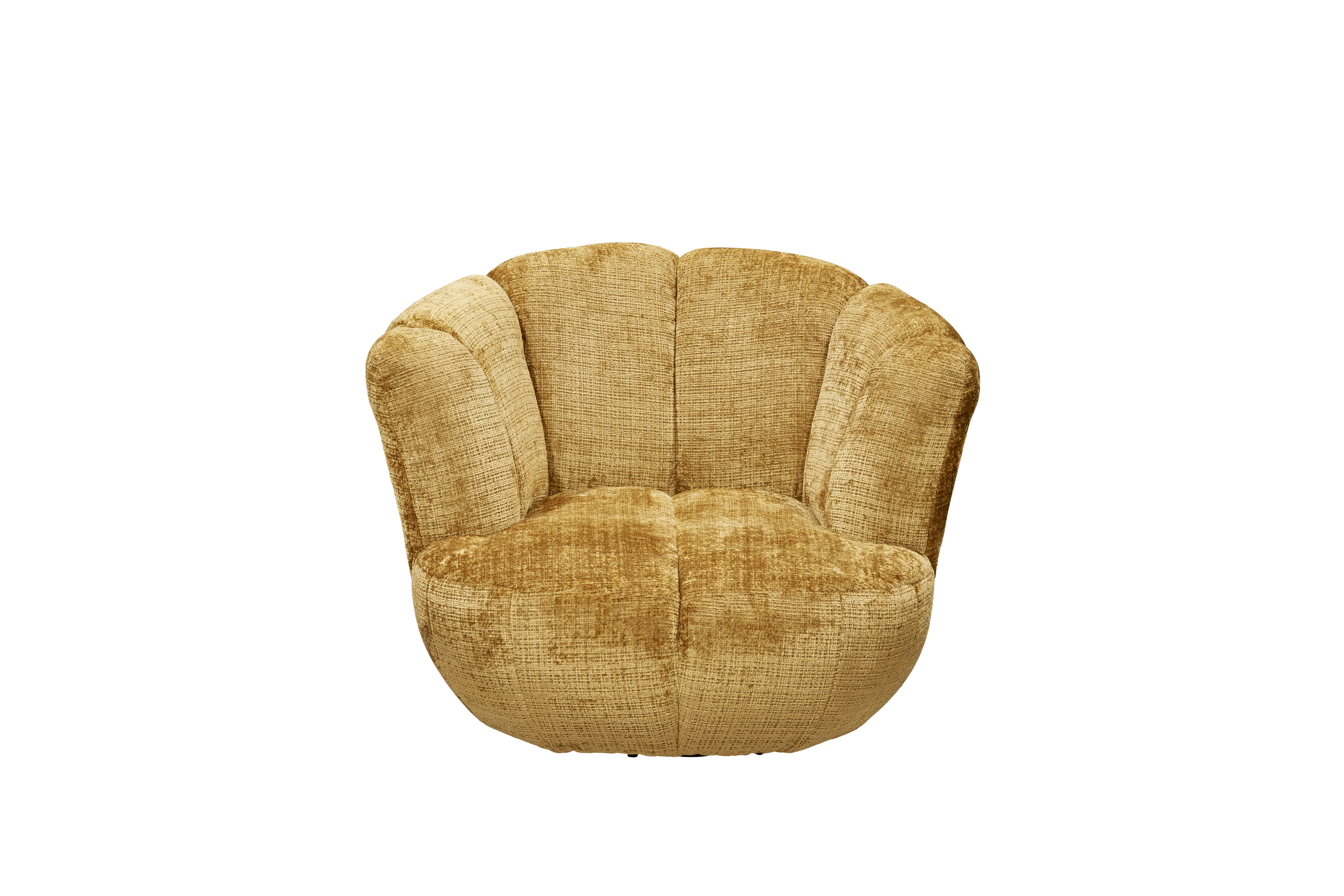 Drehsessel Muriel gold Stoff