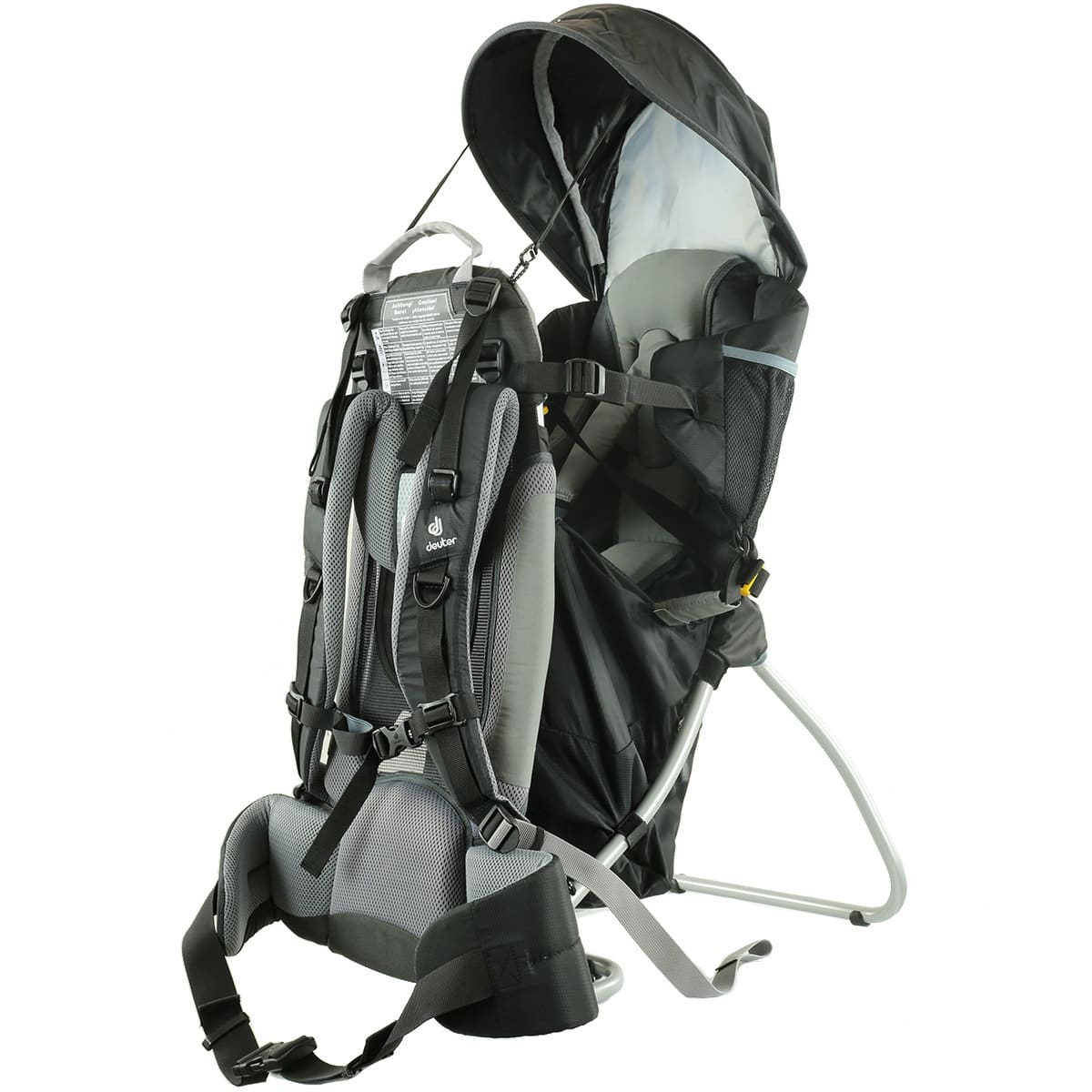 Marsupio Kid Comfort1 tessuto nero plastica