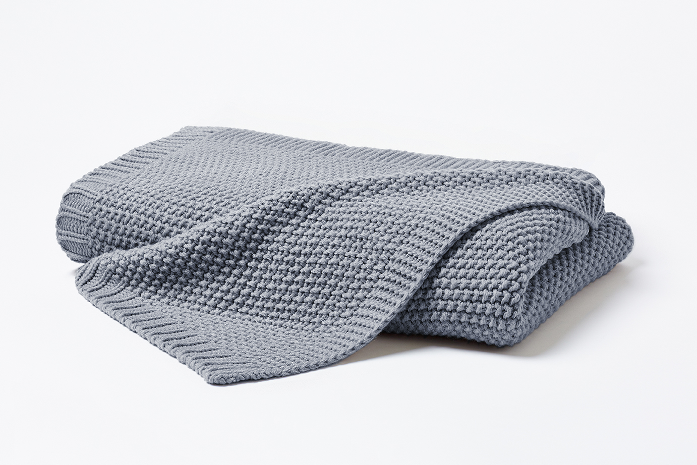 Coperta a maglia 545001 grigio poliacrilico
