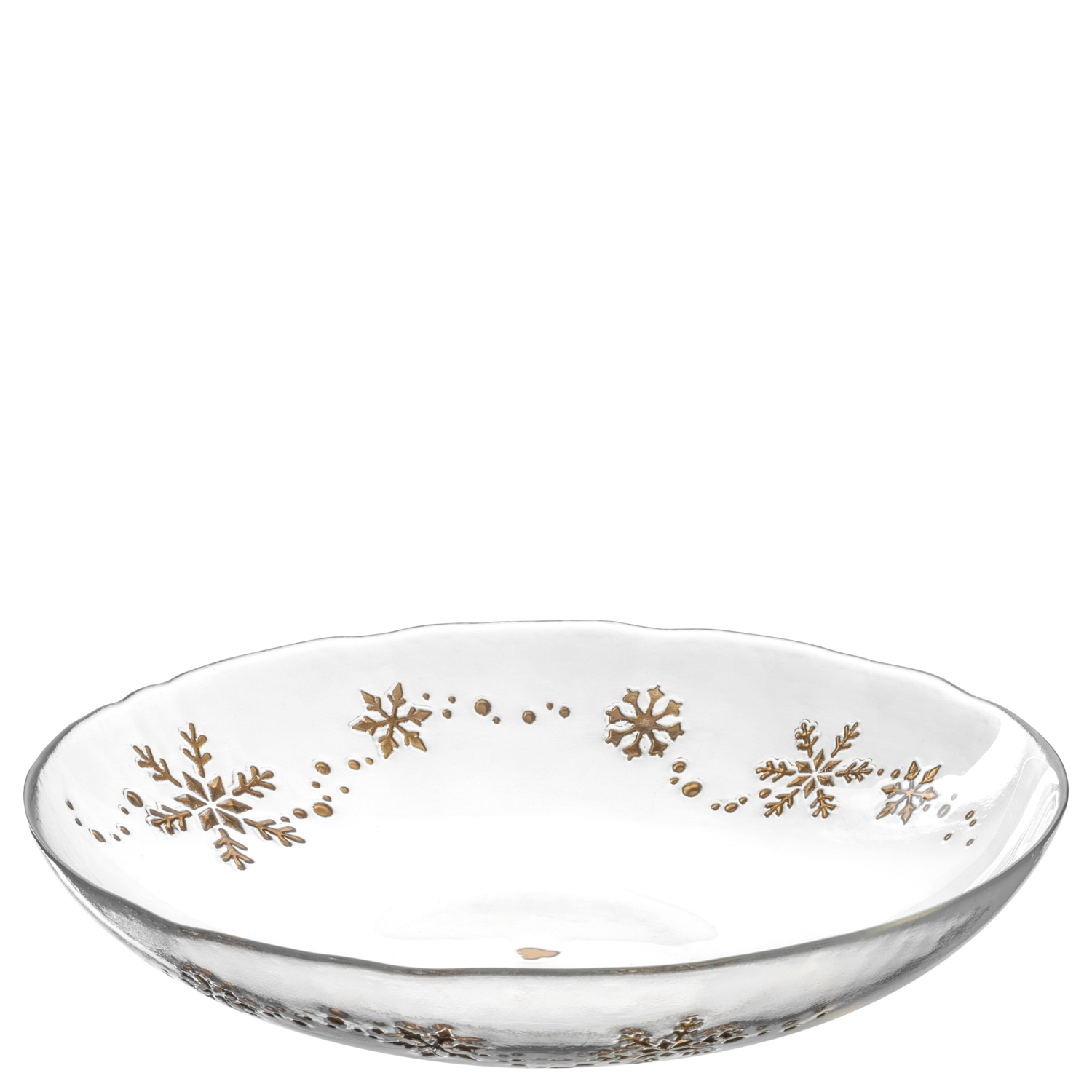 Dekorationsschale AUTENTICO klar rund