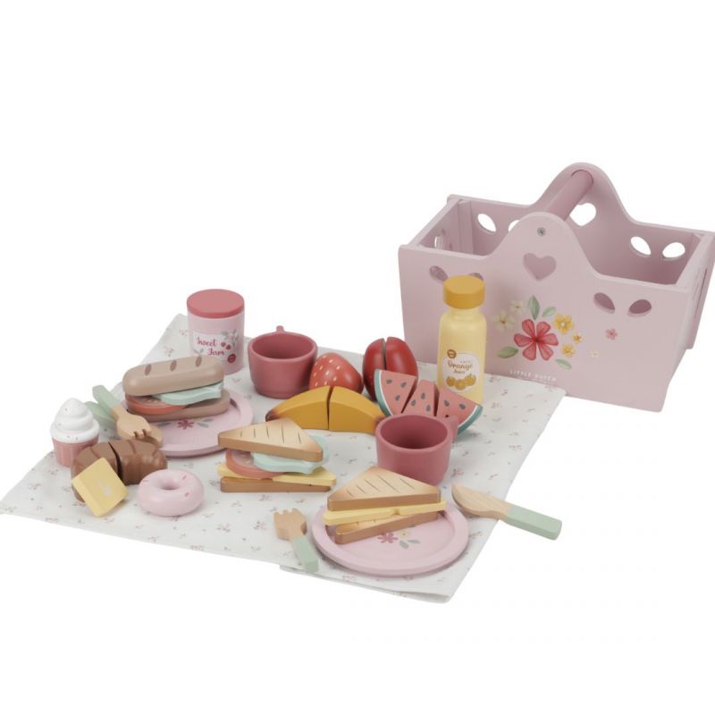 Holzspiel-Picnick-Set Little Dutch mehrfarbig Holz