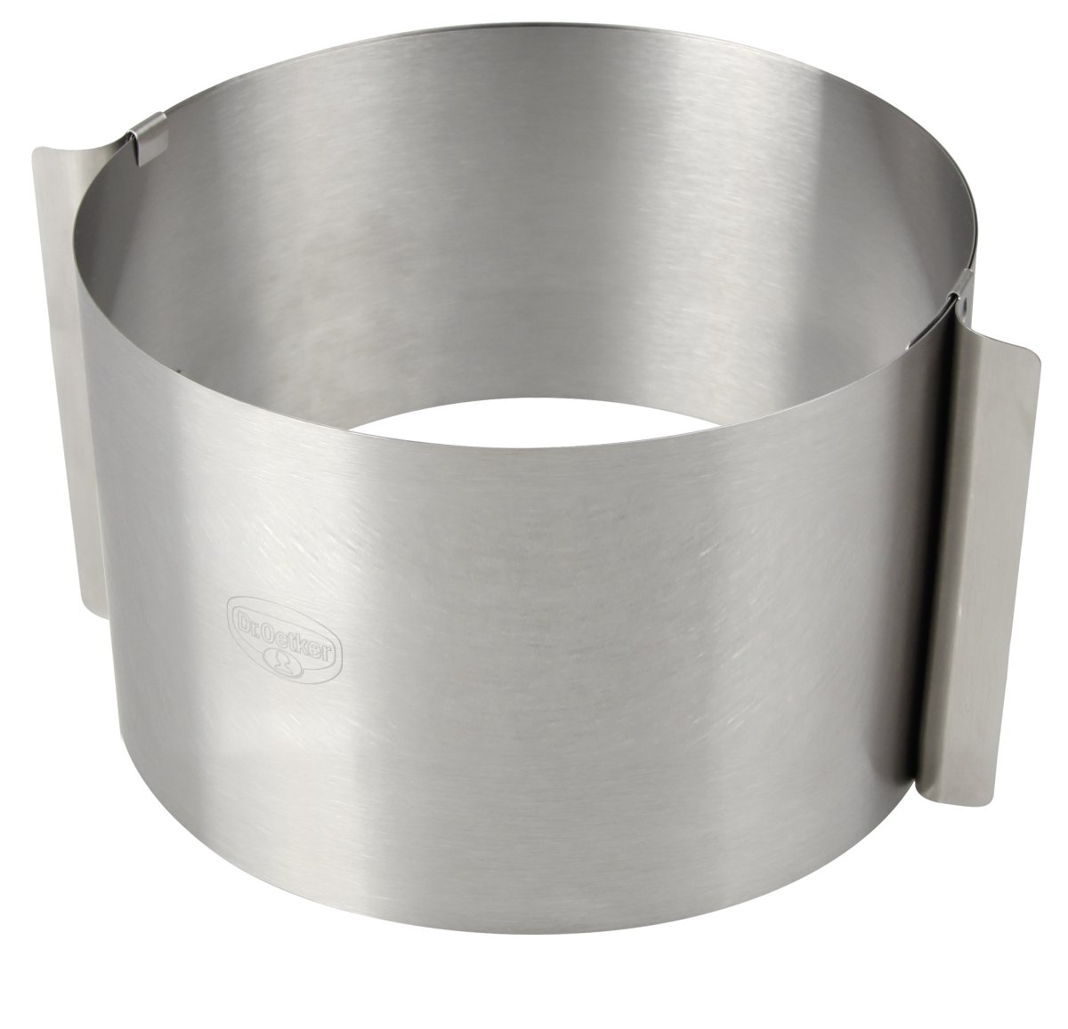 Anello per torte extra alto 15 cm, regolabile per torte a strati argento acciaio inox - 18/10 / AISI 304
