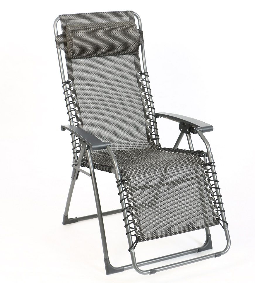 Outdoor Relaxsessel Oasis Magic New XL grau Textilene