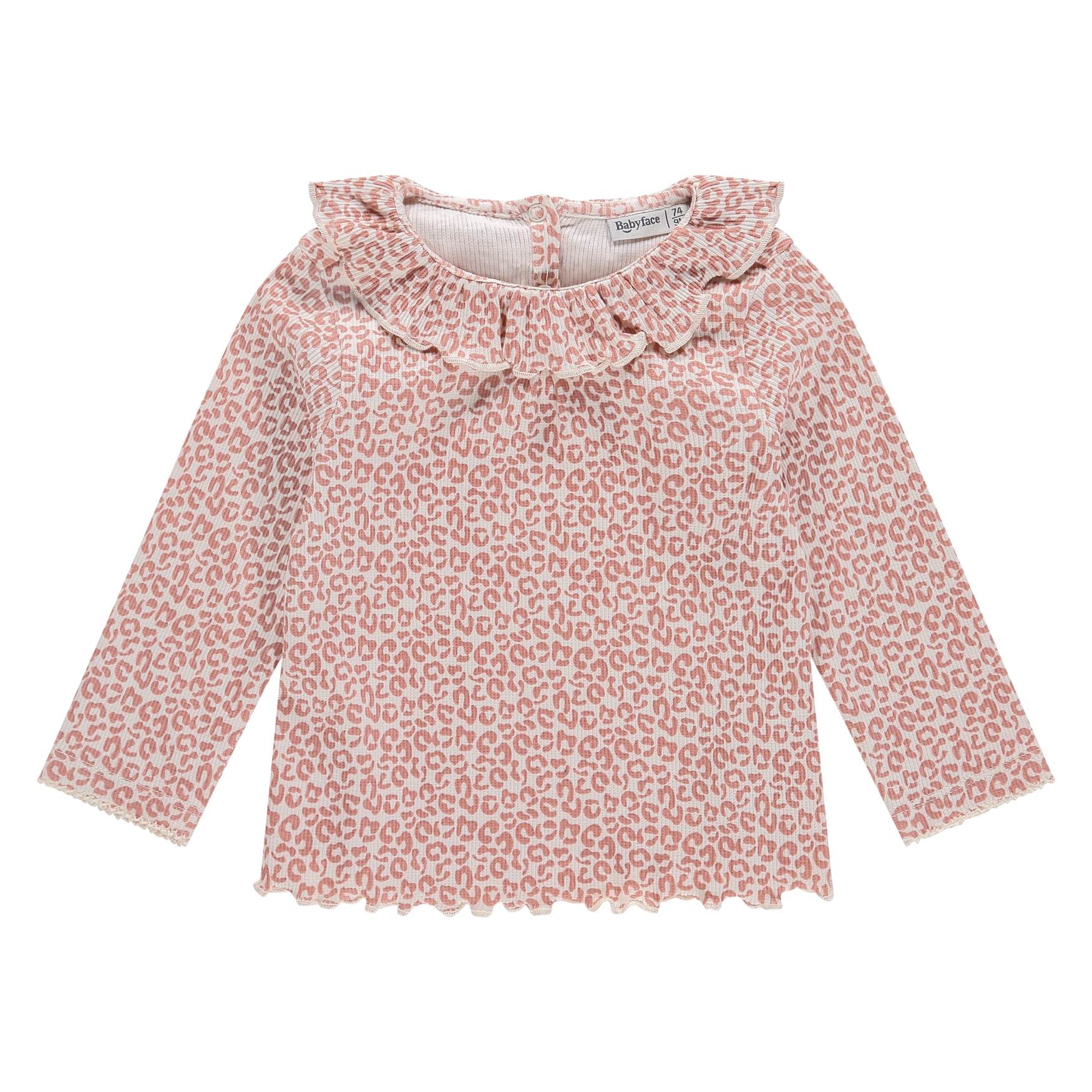 Camicia a maniche lunghe Girls Babyface rosa cotone elastan