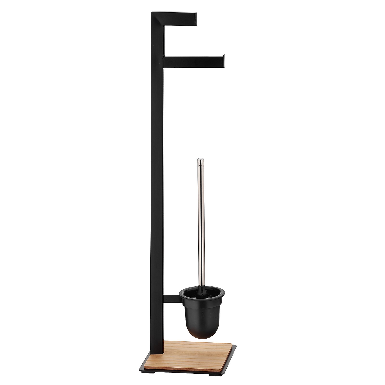 Toilettengarnitur Oak schwarz Metall