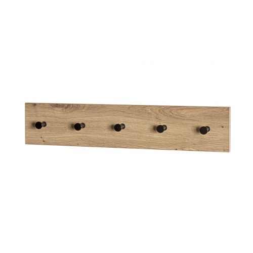 Wandgarderobe Parma braun MDF Metall