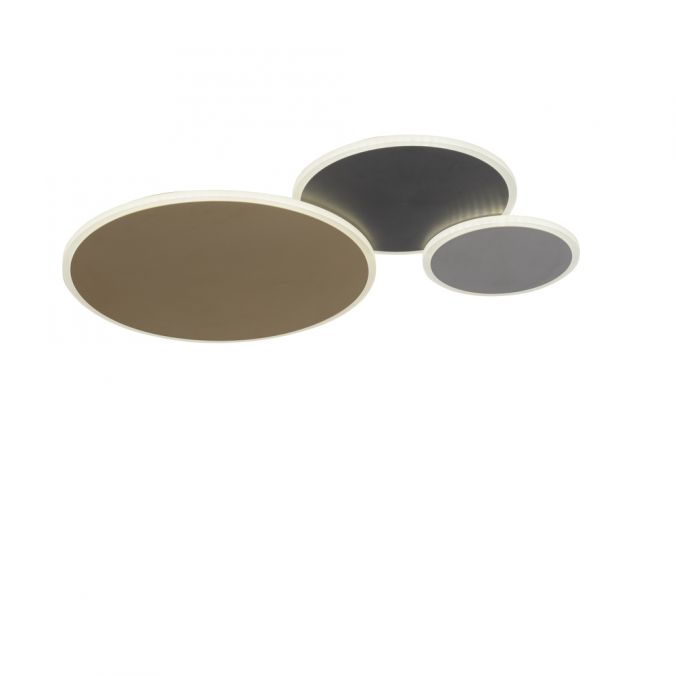 Wandleuchte Q-Piato mehrfarbig Metall