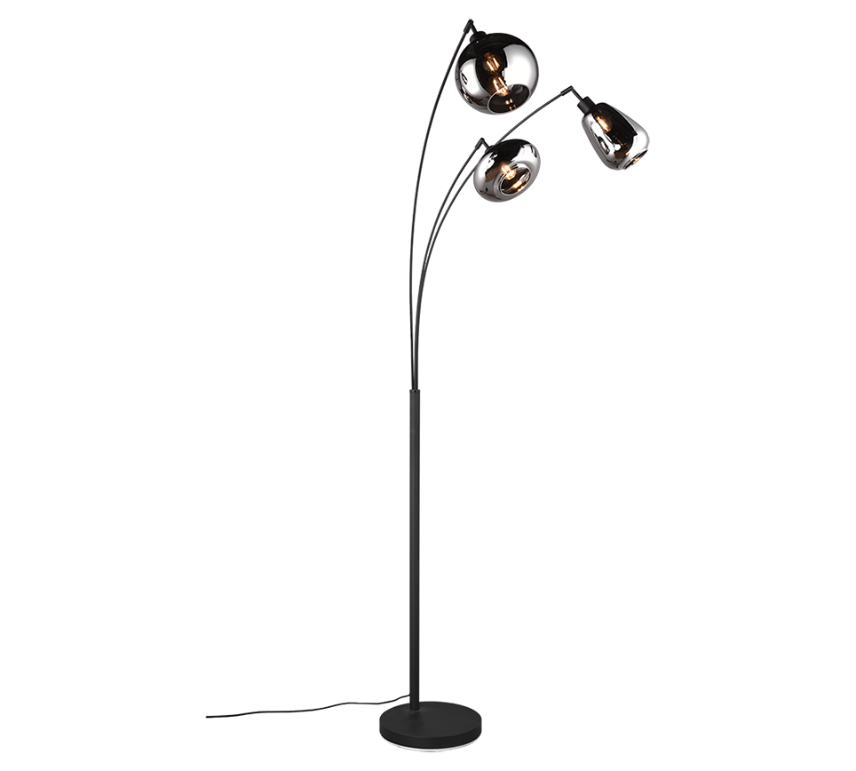 Stehleuchte Lumina  schwarz matt Metall