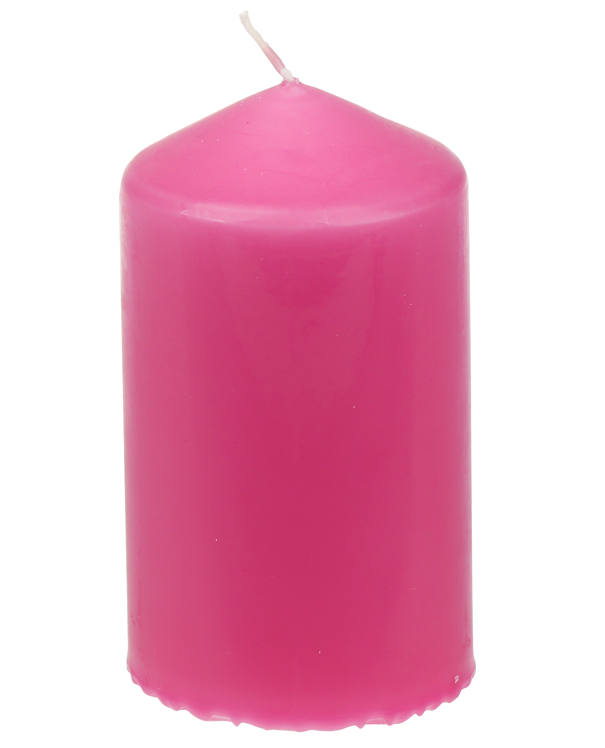 Kerze Steinhart Pink Wachs