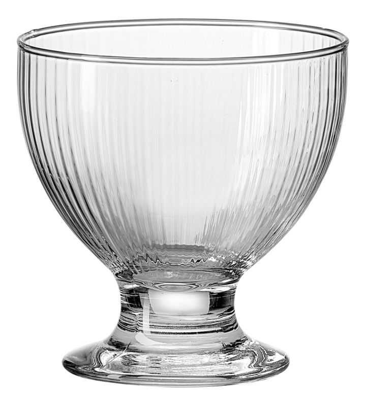 Eis-Dessertschale Lyra transparent Glas