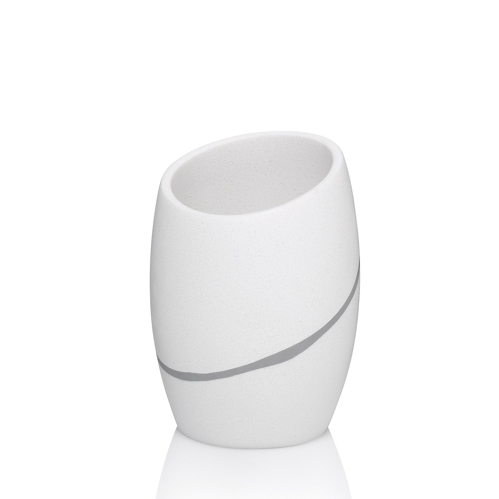 Becher Talus weiß Polyresin