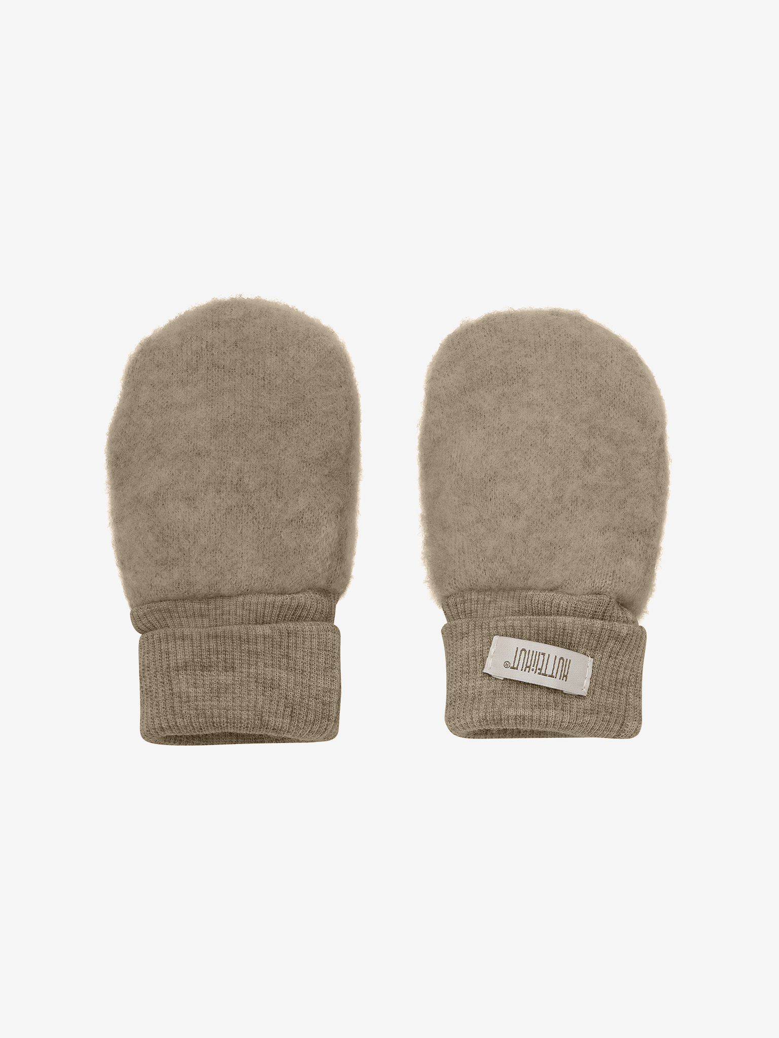 Muffole Huttelihut in lana marrone