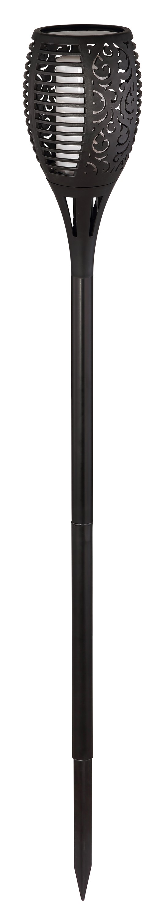 Solarleuchte Kunststoff 54xLED schwarz