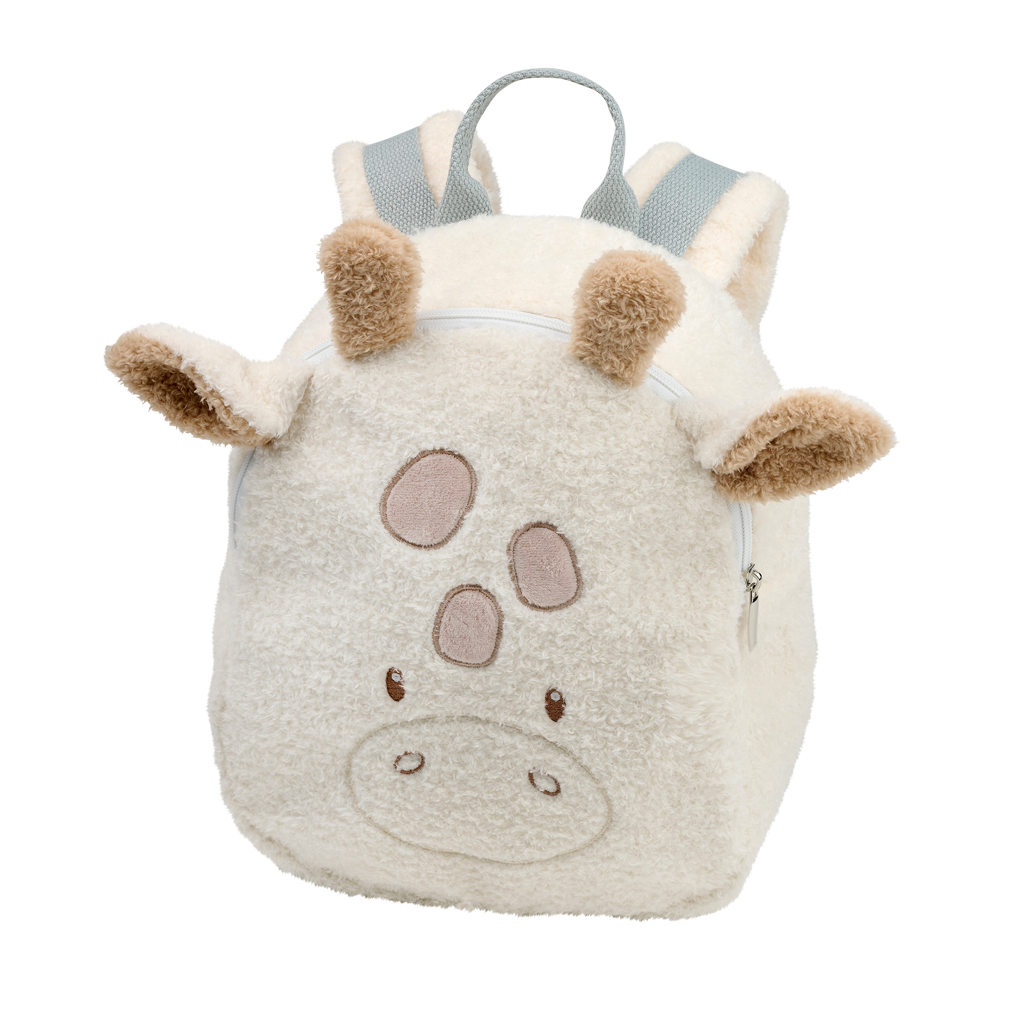 Rucksack Teddy weiß polyester