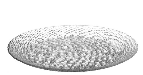 Piatto Martello in vetro soda-lime trasparente