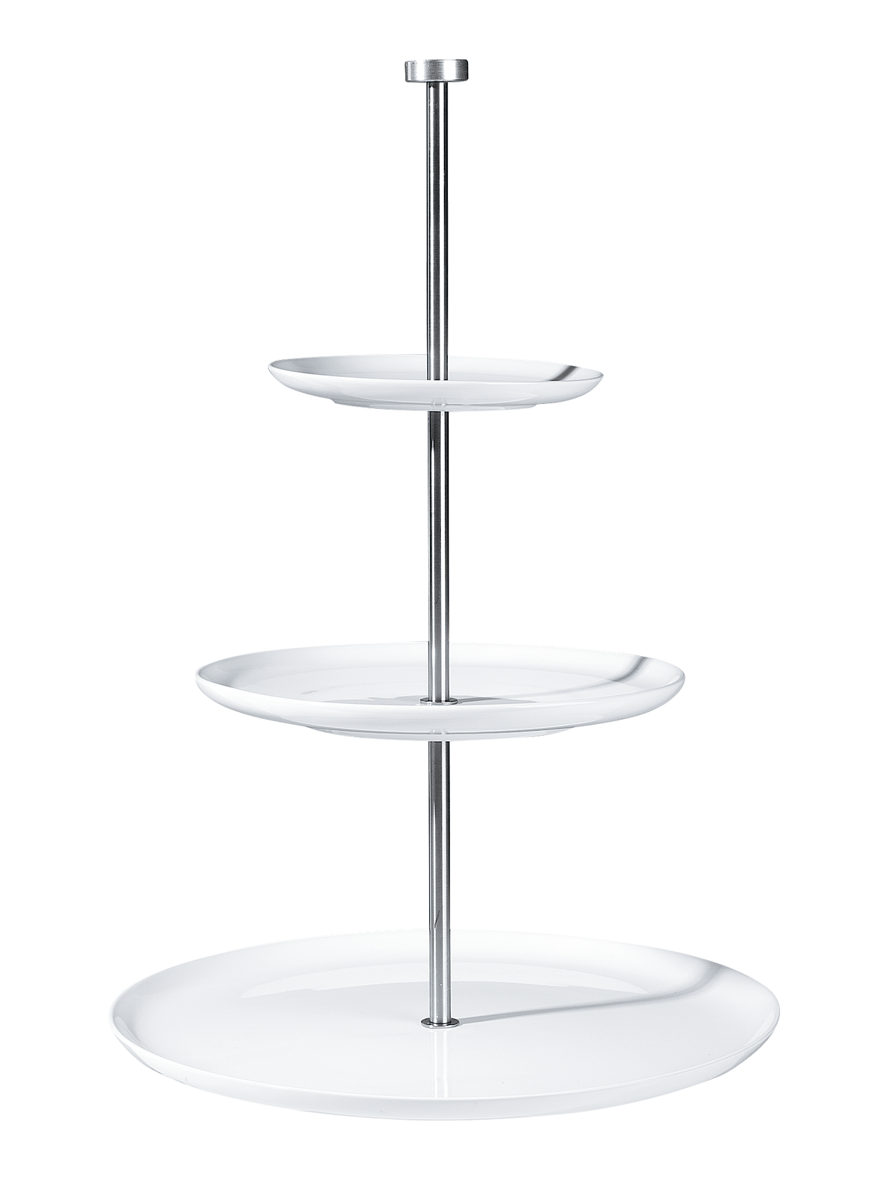 Etagere a 3 livelli Atable bianco lucido Fine Bone China