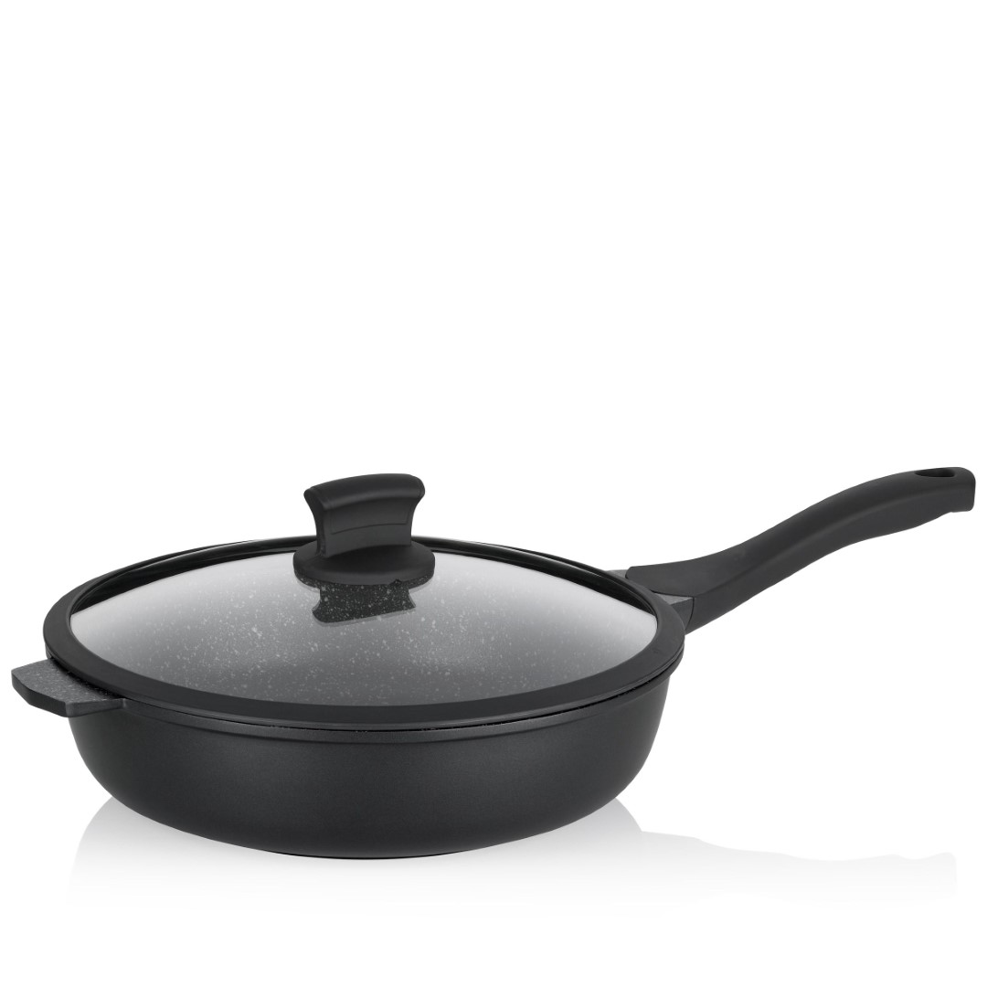 Casseruola Stella Nova in alluminio fuso nero