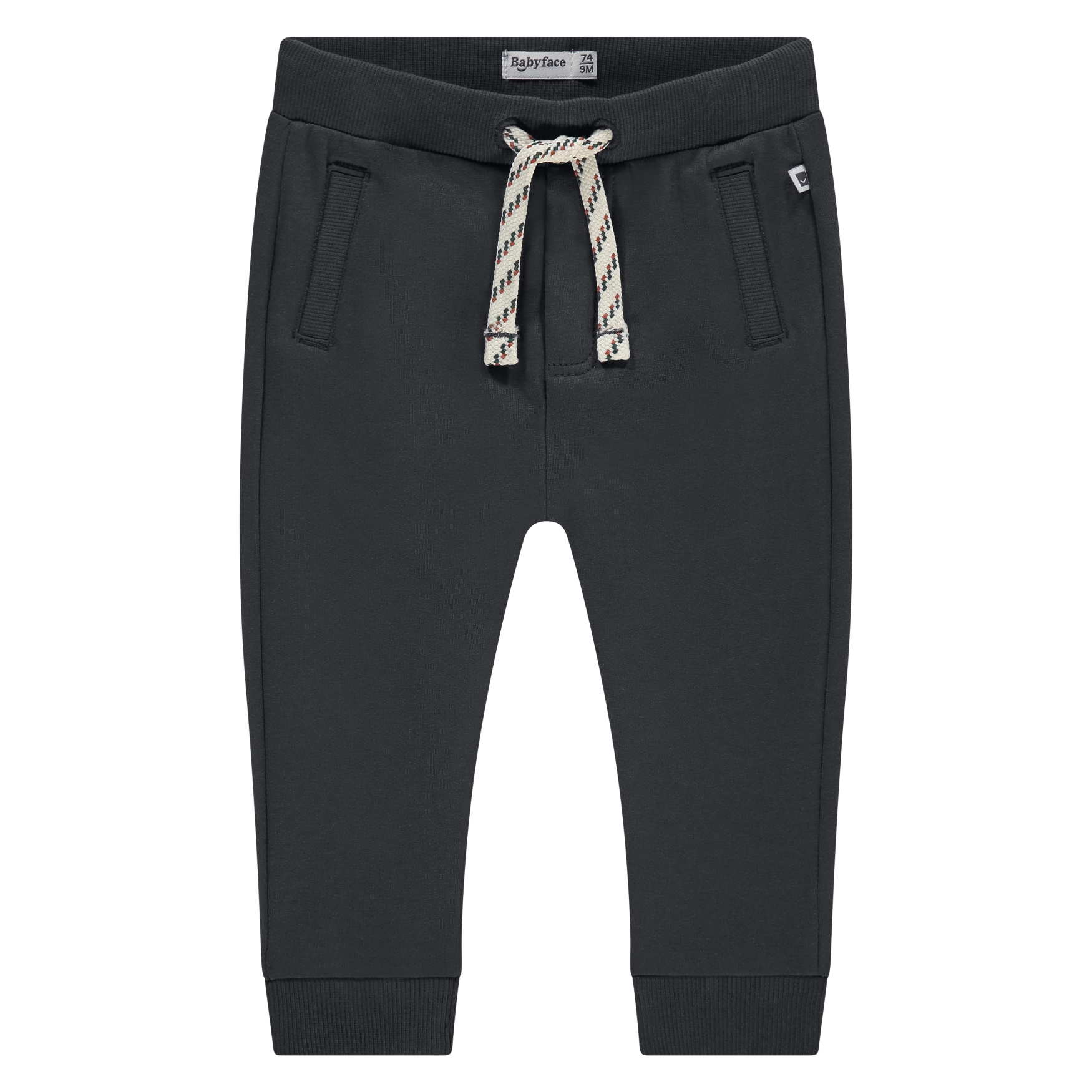 Pantaloni Baby Babyface blu cotone elastan