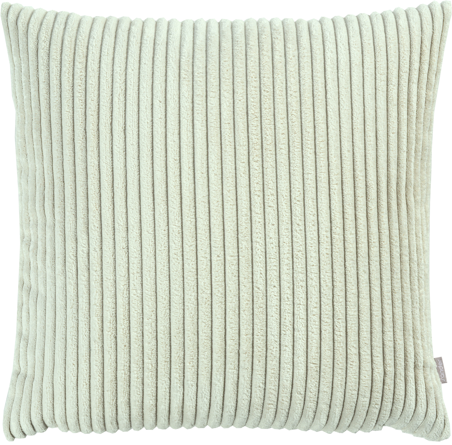 Copricuscino King beige in poliestere e poliammide