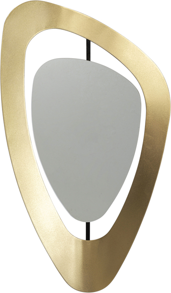 Wandspiegel Metro gold Stahl