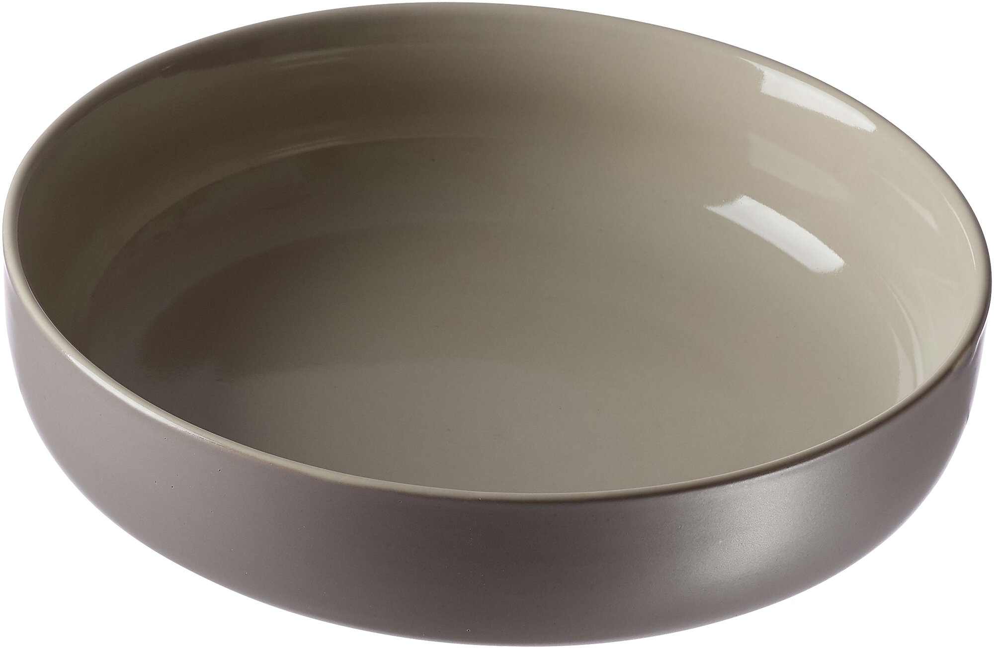 Schale STANDARD Braun Steinzeug